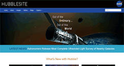 Desktop Screenshot of hubblesite.org